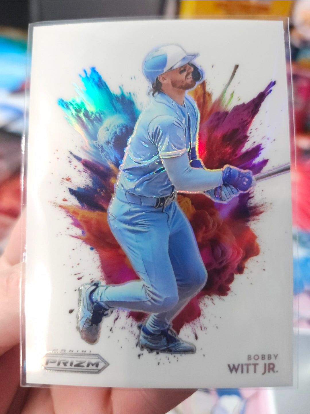 2026 Panini Prizm Bobby Witt Jr SSP Color Blast Case Hit